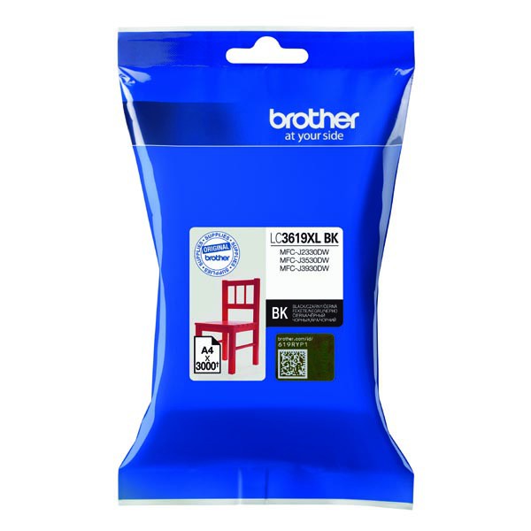 Brother LC-3619XLBK Black High Yield Ink